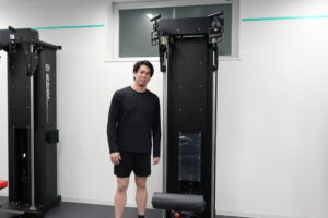 4D-Stretchに取り組む前田健太選手